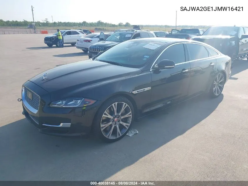 SAJWA2GE1JMW16421 2018 Jaguar Xj Xjl Supercharged