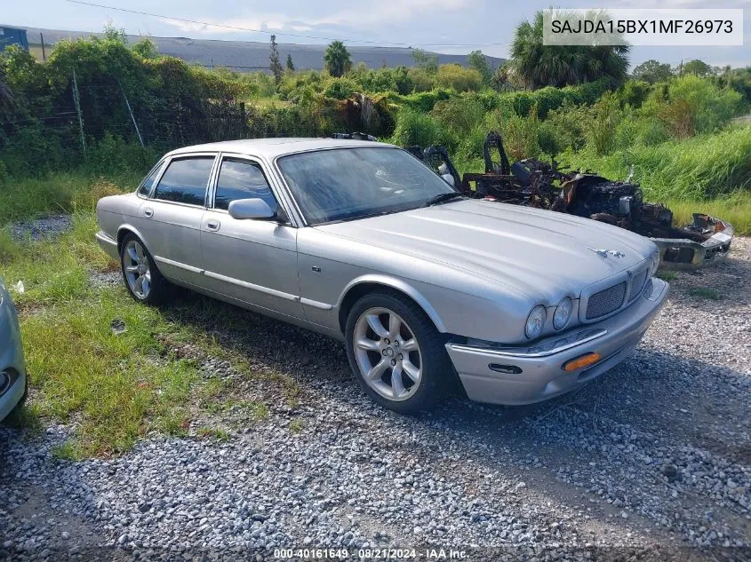 SAJDA15BX1MF26973 2001 Jaguar Xjr