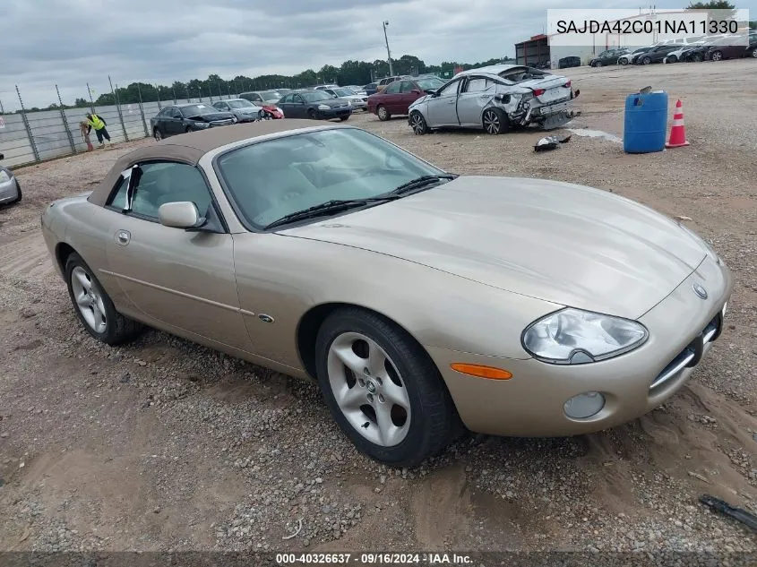 2001 Jaguar Xk8 VIN: SAJDA42C01NA11330 Lot: 40326637