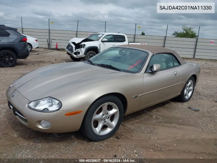 2001 Jaguar Xk8 VIN: SAJDA42C01NA11330 Lot: 40326637