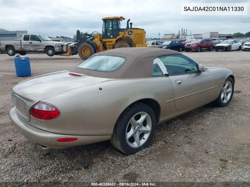 2001 Jaguar Xk8 VIN: SAJDA42C01NA11330 Lot: 40326637