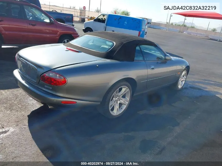 SAJDA42C832A32219 2003 Jaguar Xk8