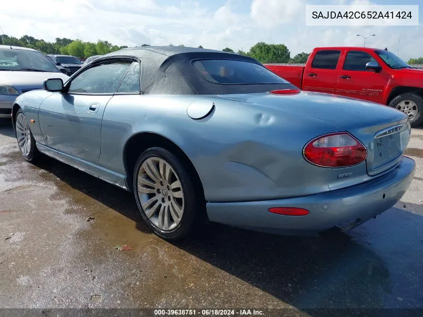 SAJDA42C652A41424 2005 Jaguar Xk8