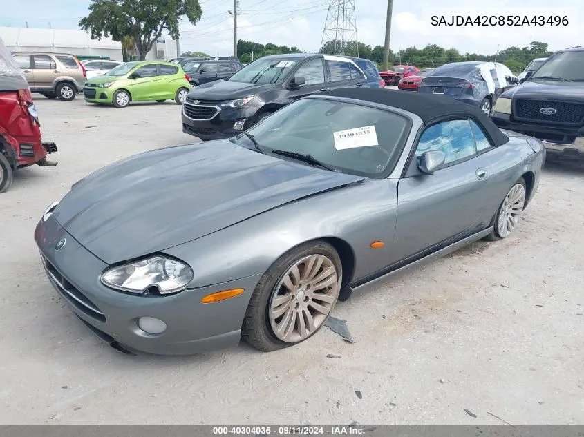 2005 Jaguar Xk8 VIN: SAJDA42C852A43496 Lot: 40304035