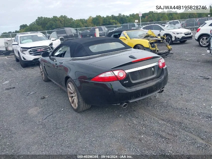 2009 Jaguar Xk VIN: SAJWA44B195B28746 Lot: 40296385