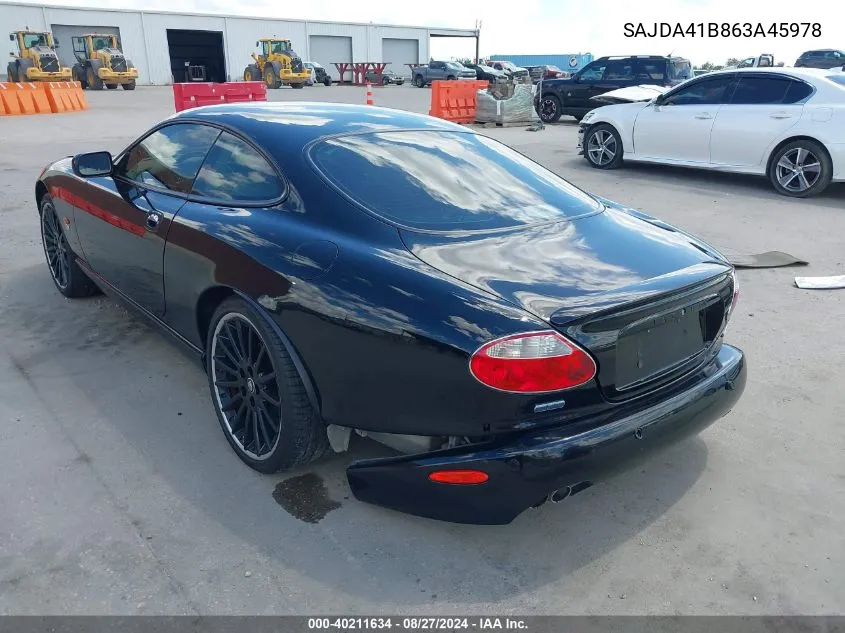 SAJDA41B863A45978 2006 Jaguar Xkr