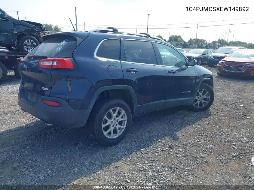 2014 Jeep Cherokee Latitude VIN: 1C4PJMCSXEW149892 Lot: 40365847