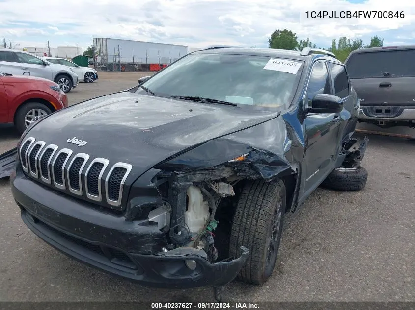 1C4PJLCB4FW700846 2015 Jeep Cherokee Latitude