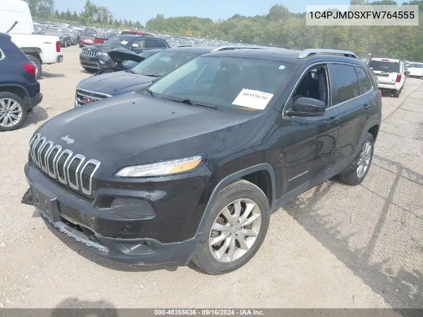 1C4PJMDSXFW764555 2015 Jeep Cherokee Limited