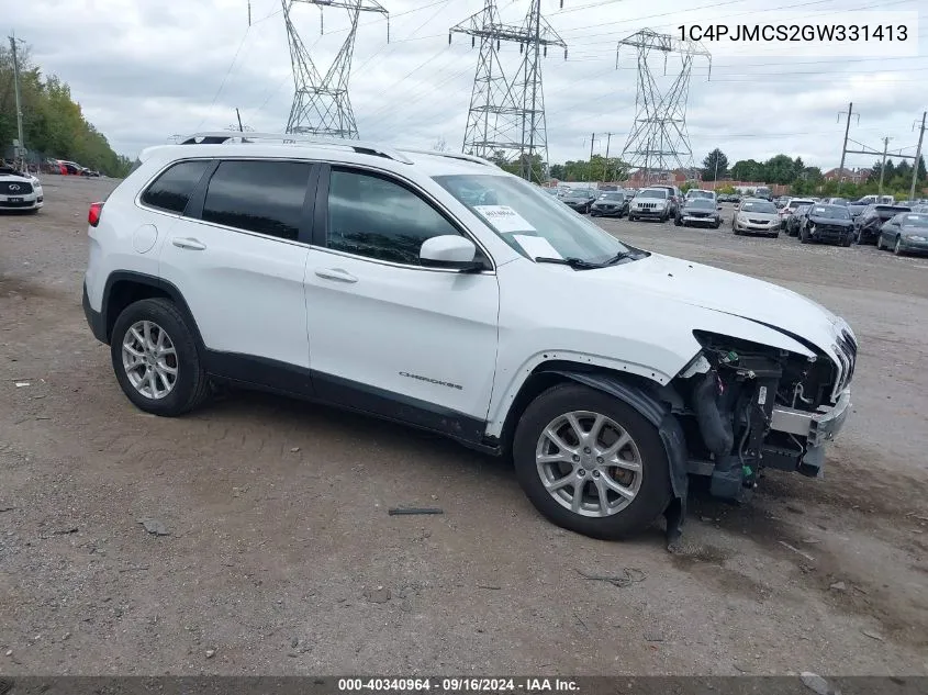 2016 Jeep Cherokee Latitude VIN: 1C4PJMCS2GW331413 Lot: 40340964