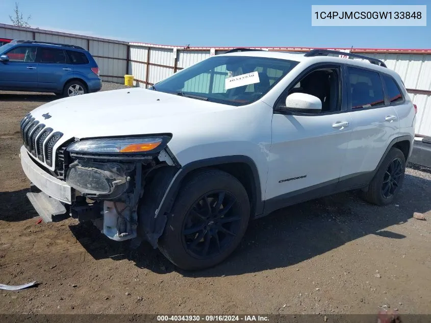 2016 Jeep Cherokee Latitude VIN: 1C4PJMCS0GW133848 Lot: 40343930