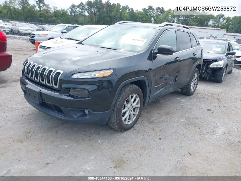 2016 Jeep Cherokee Latitude VIN: 1C4PJMCS5GW253872 Lot: 40344150