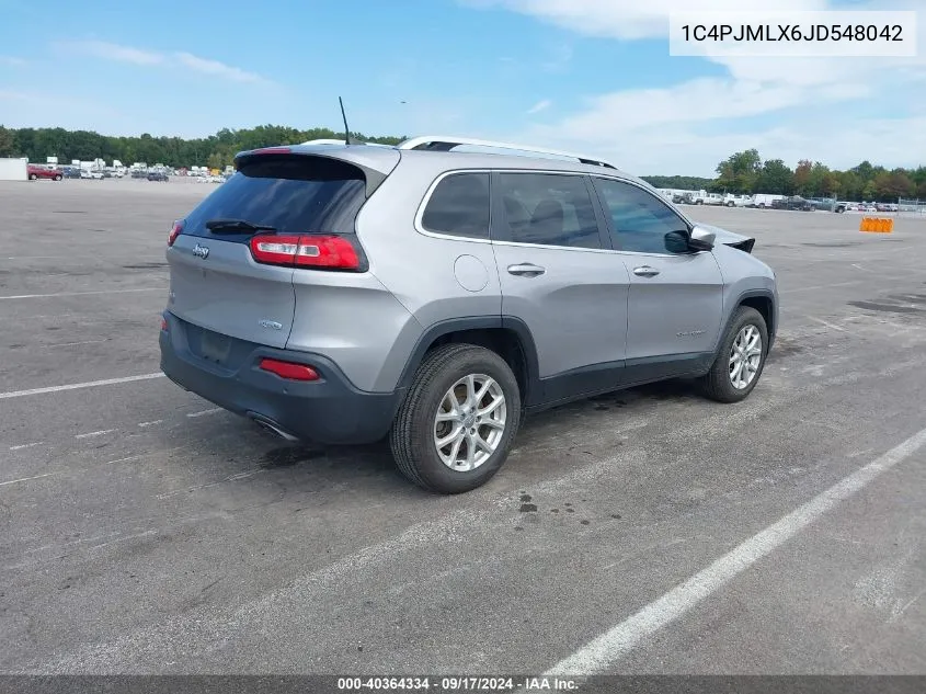 2018 Jeep Cherokee Latitude Plus 4X4 VIN: 1C4PJMLX6JD548042 Lot: 40364334