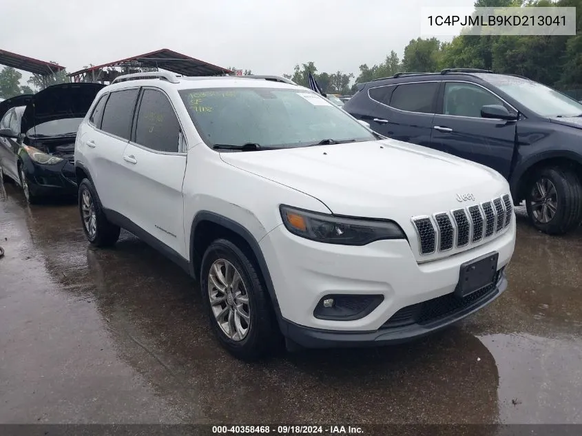 2019 Jeep Cherokee Latitude Plus 4X4 VIN: 1C4PJMLB9KD213041 Lot: 40358468