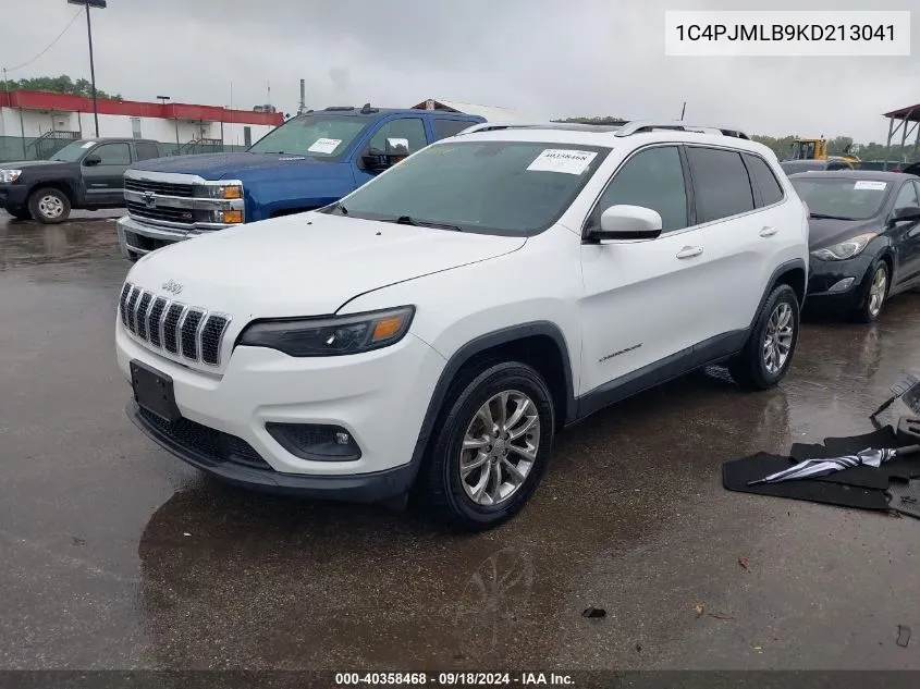 2019 Jeep Cherokee Latitude Plus 4X4 VIN: 1C4PJMLB9KD213041 Lot: 40358468