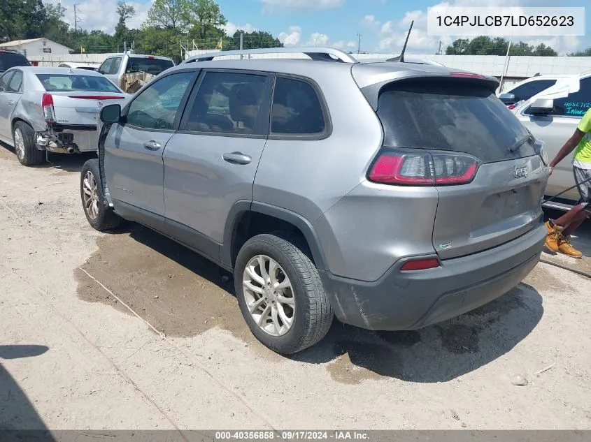 2020 Jeep Cherokee Latitude Fwd VIN: 1C4PJLCB7LD652623 Lot: 40356858