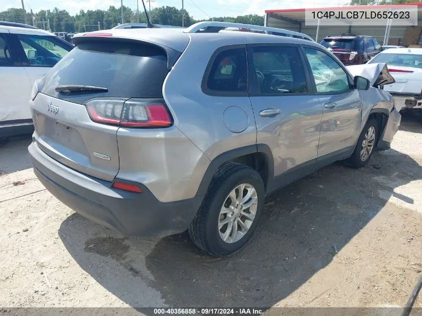 2020 Jeep Cherokee Latitude Fwd VIN: 1C4PJLCB7LD652623 Lot: 40356858