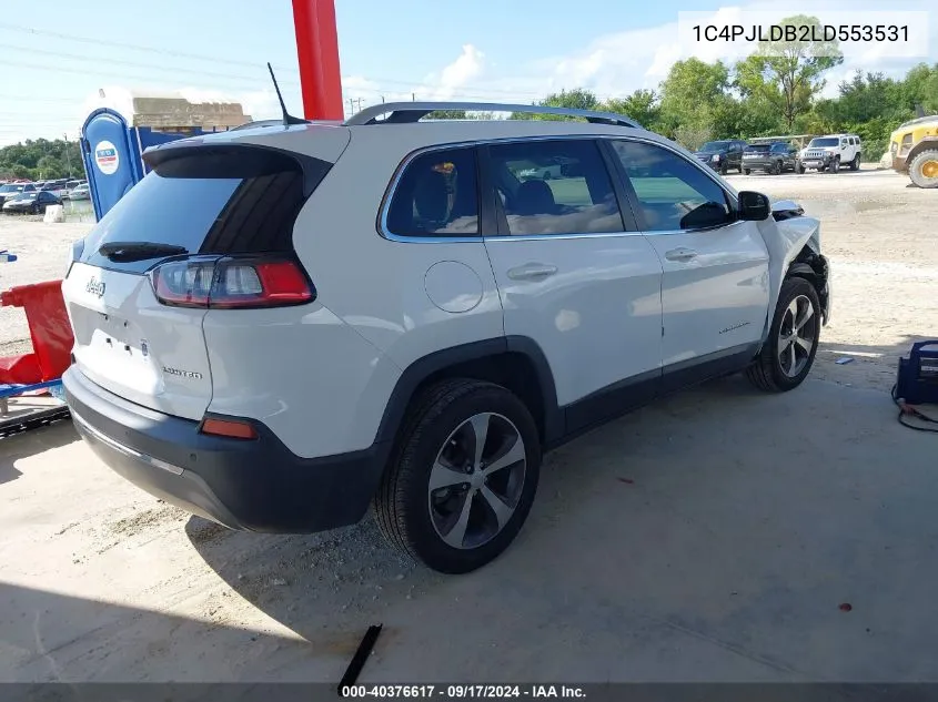 1C4PJLDB2LD553531 2020 Jeep Cherokee Limited Fwd