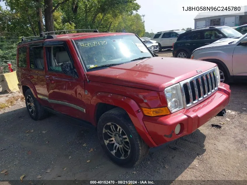 2006 Jeep Commander Limited VIN: 1J8HG58N96C245780 Lot: 40152470