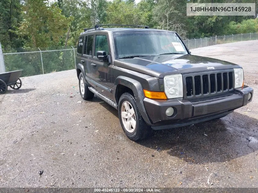 2006 Jeep Commander VIN: 1J8HH48N96C145928 Lot: 40245123