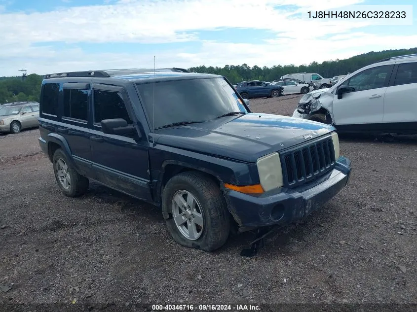 2006 Jeep Commander VIN: 1J8HH48N26C328233 Lot: 40346716