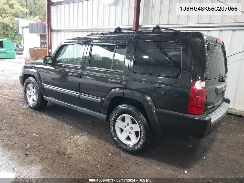 1J8HG48K66C207066 2006 Jeep Commander