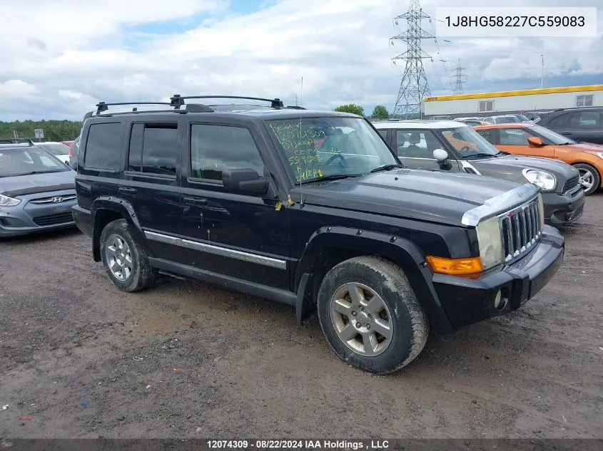 2007 Jeep Commander Limited VIN: 1J8HG58227C559083 Lot: 12074309