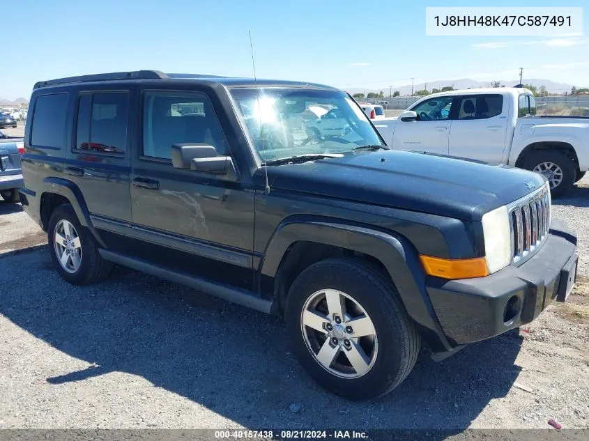 2007 Jeep Commander VIN: 1J8HH48K47C587491 Lot: 40157438