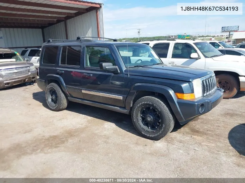 2007 Jeep Commander Sport VIN: 1J8HH48K67C534193 Lot: 40238671