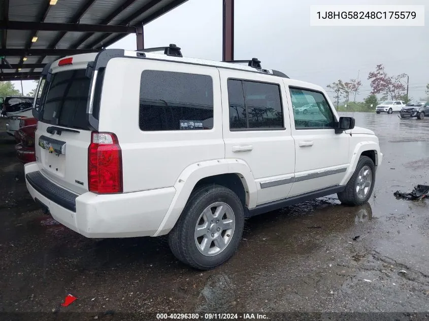 2008 Jeep Commander Limited VIN: 1J8HG58248C175579 Lot: 40296380