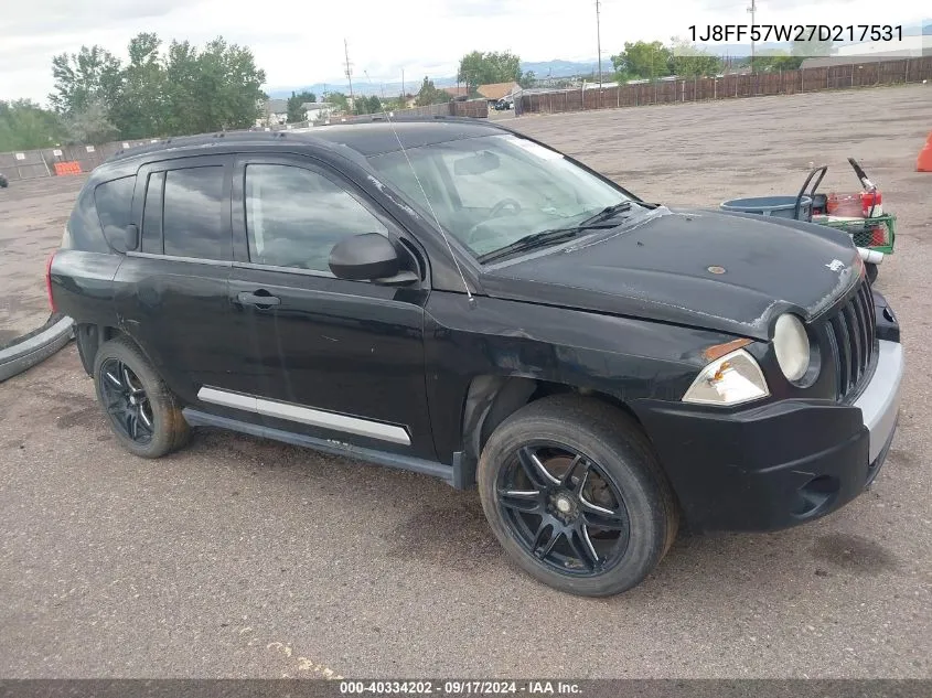 1J8FF57W27D217531 2007 Jeep Compass Limited