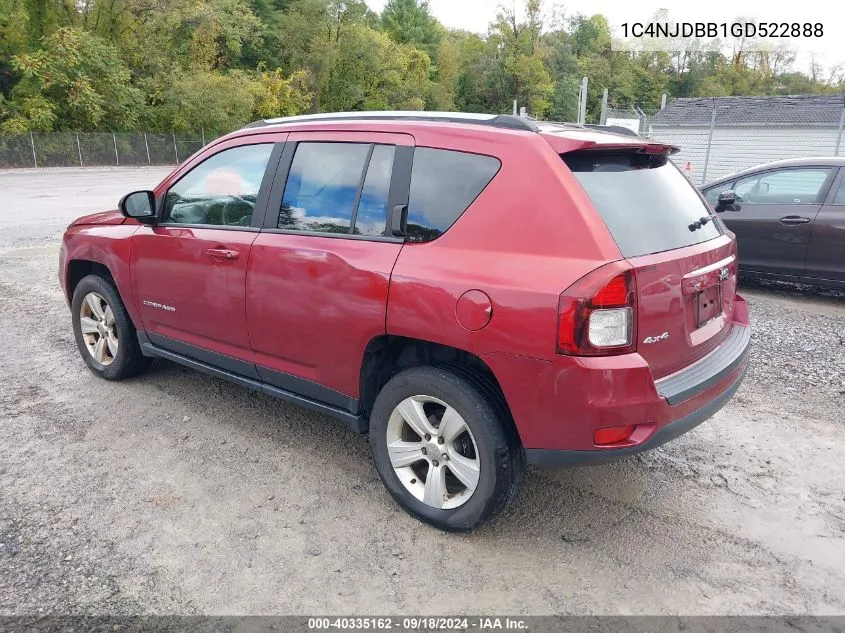 1C4NJDBB1GD522888 2016 Jeep Compass Sport