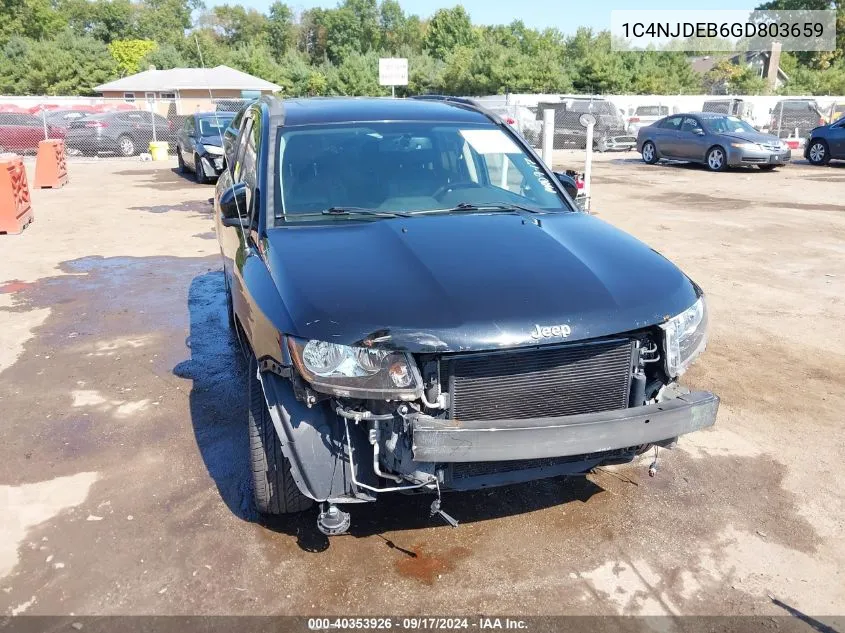 2016 Jeep Compass High Altitude Edition VIN: 1C4NJDEB6GD803659 Lot: 40353926