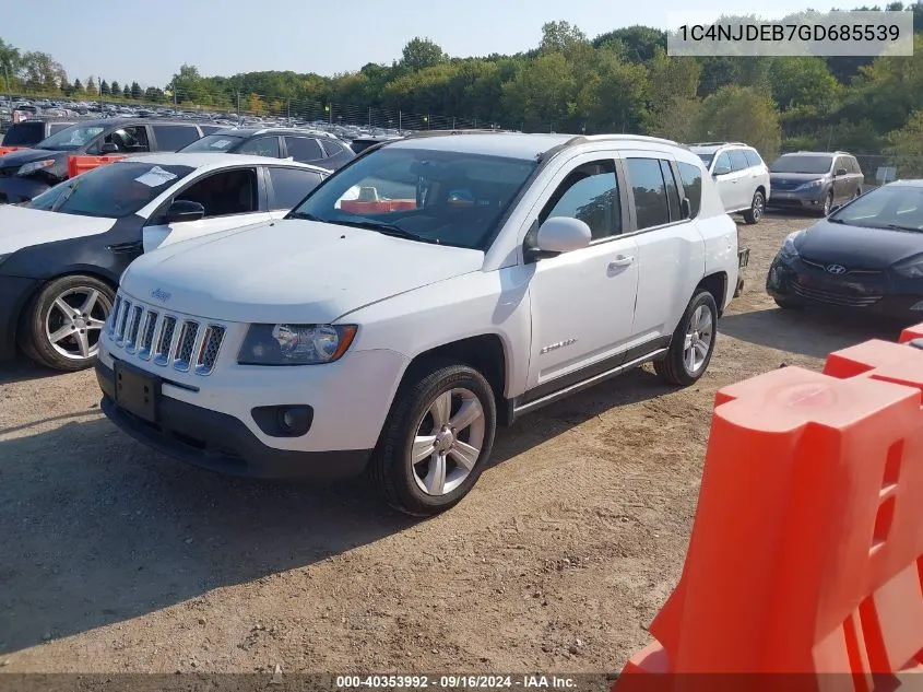 1C4NJDEB7GD685539 2016 Jeep Compass Latitude