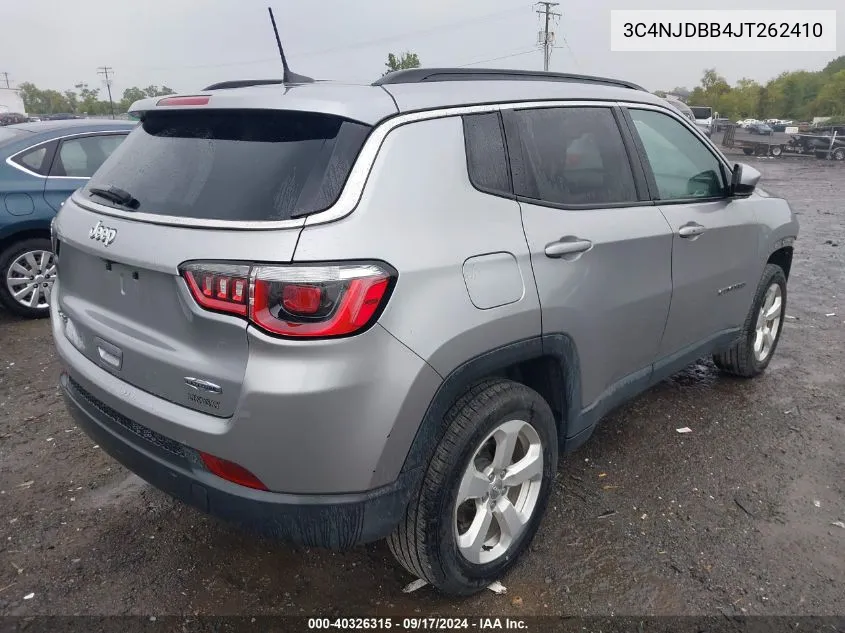 2018 Jeep Compass Latitude 4X4 VIN: 3C4NJDBB4JT262410 Lot: 40326315