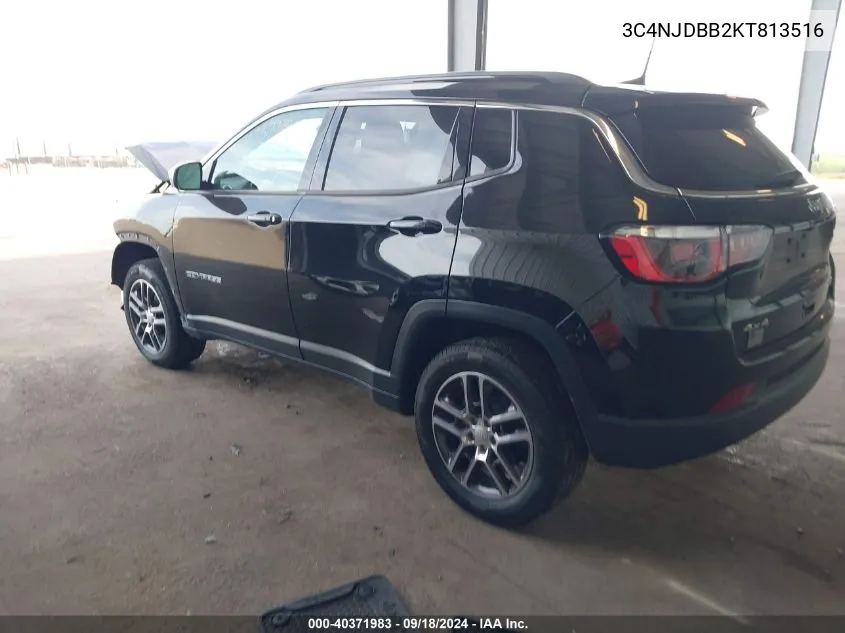 2019 Jeep Compass Latitude VIN: 3C4NJDBB2KT813516 Lot: 40371983