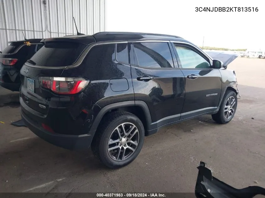 2019 Jeep Compass Latitude VIN: 3C4NJDBB2KT813516 Lot: 40371983