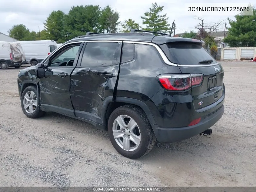 3C4NJCBB7NT225626 2022 Jeep Compass Latitude Fwd