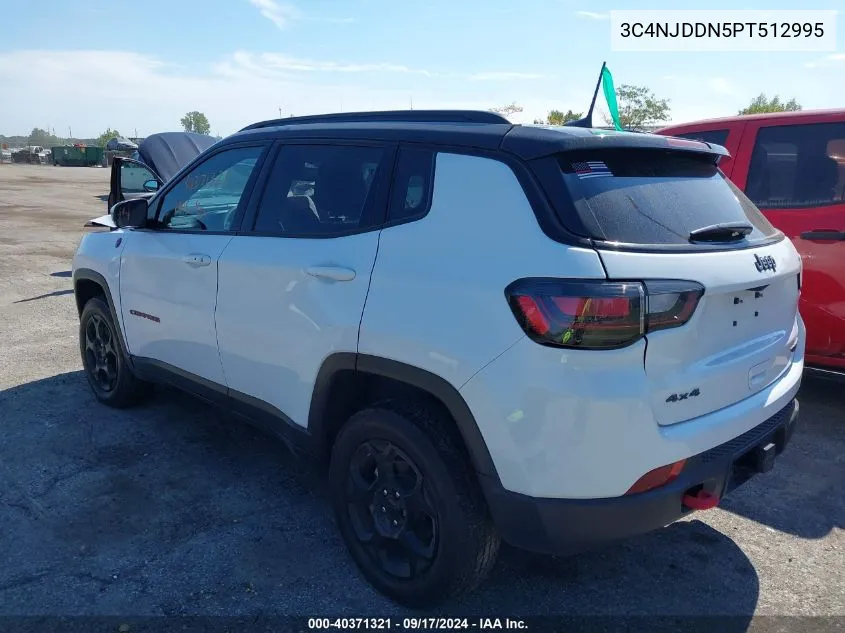 2023 Jeep Compass Trailhawk 4X4 VIN: 3C4NJDDN5PT512995 Lot: 40371321