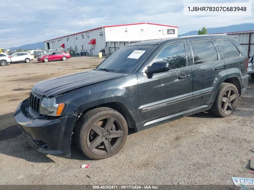 2007 Jeep Grand Cherokee Srt8 VIN: 1J8HR78307C683948 Lot: 40382471