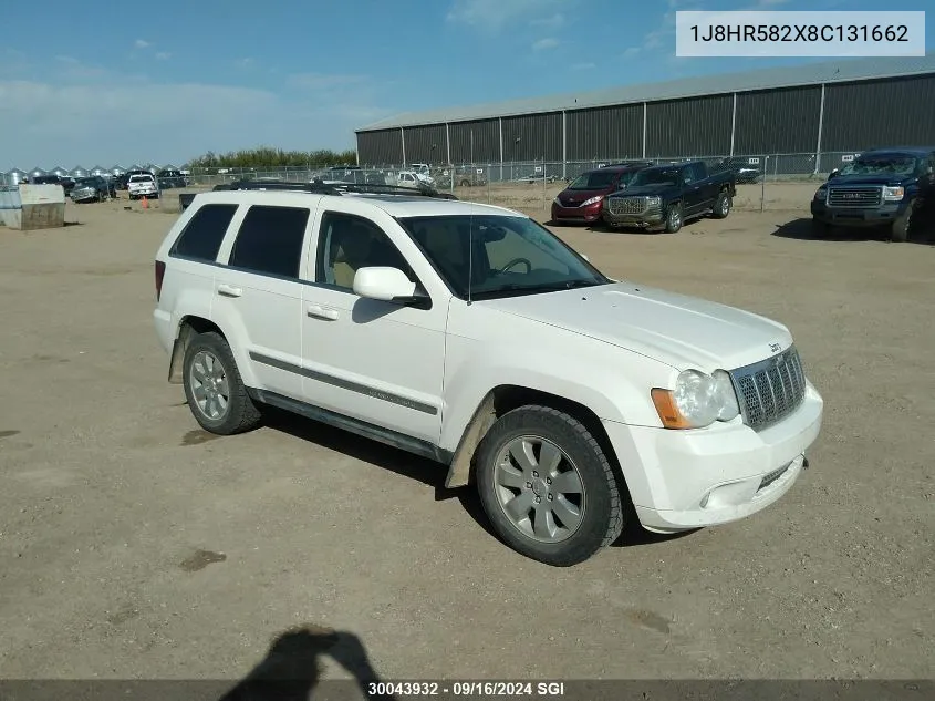 2008 Jeep Grand Cherokee Limited VIN: 1J8HR582X8C131662 Lot: 30043932