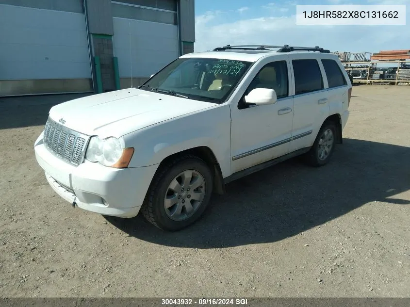 2008 Jeep Grand Cherokee Limited VIN: 1J8HR582X8C131662 Lot: 30043932