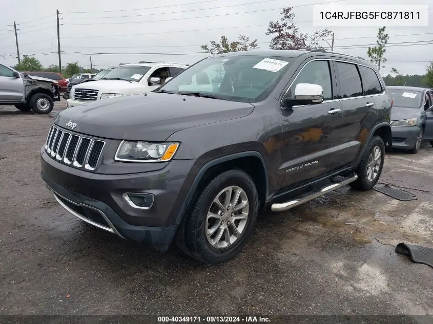 1C4RJFBG5FC871811 2015 Jeep Grand Cherokee Limited