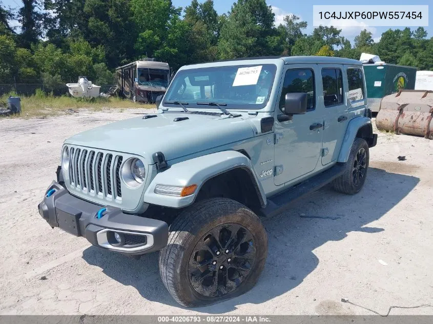 2023 Jeep Wrangler 4Xe Sahara 4X4 VIN: 1C4JJXP60PW557454 Lot: 40206793