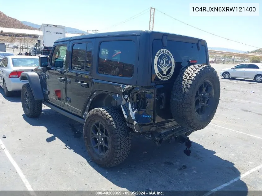 2024 Jeep Wrangler 4Xe Willys 4Xe VIN: 1C4RJXN6XRW121400 Lot: 40269359