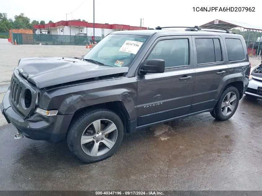 1C4NJPFA6HD207962 2017 Jeep Patriot High Altitude Fwd