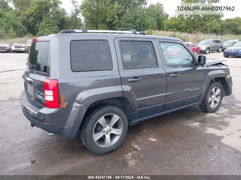 1C4NJPFA6HD207962 2017 Jeep Patriot High Altitude Fwd