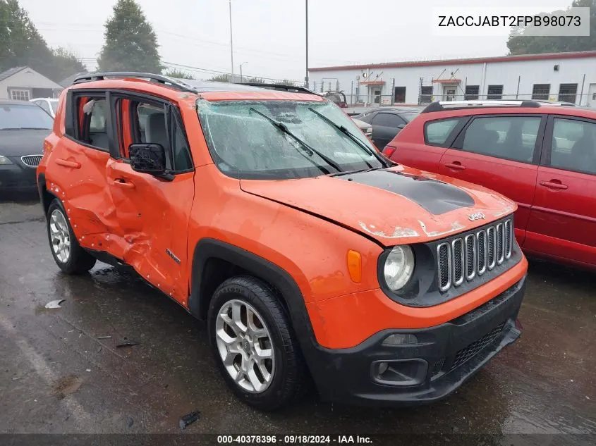 2015 Jeep Renegade Latitude VIN: ZACCJABT2FPB98073 Lot: 40378396