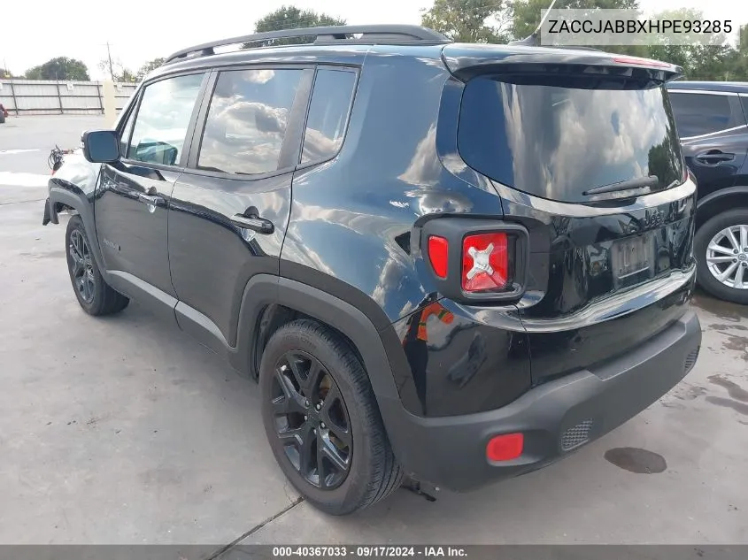 ZACCJABBXHPE93285 2017 Jeep Renegade Altitude Fwd