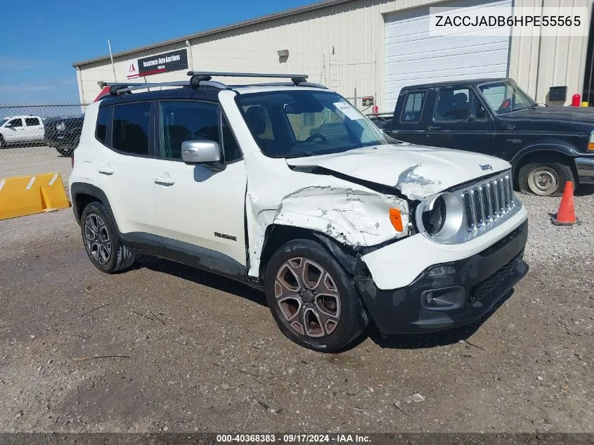 ZACCJADB6HPE55565 2017 Jeep Renegade Limited Fwd